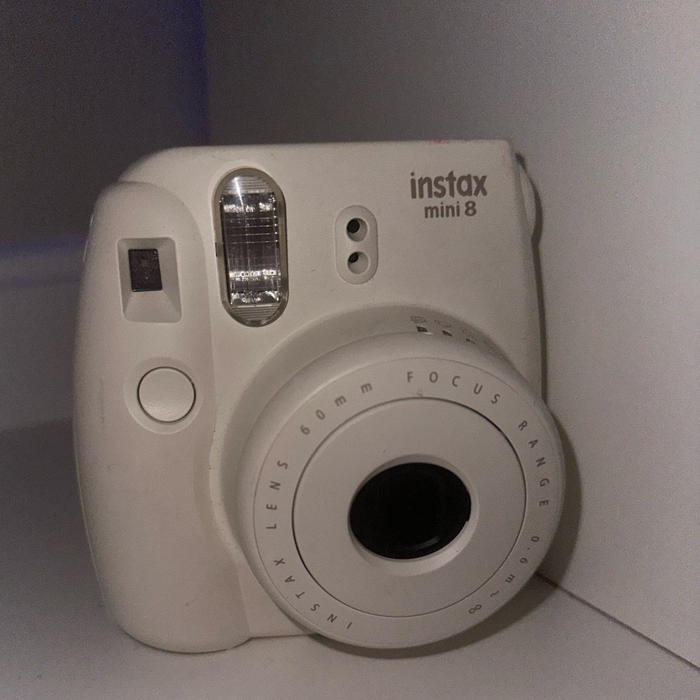 White FujiFilm Instax Mini 8 Camera!!!